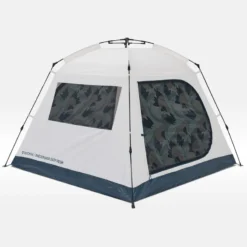 Quechua Abri De Camping 4 Places - Base Easy Fresh - Polyvalent, Instantané à Arceaux -Camping Fournitures Boutique abri de camping 4 places base easy fresh polyvalent instantane a arceaux 5