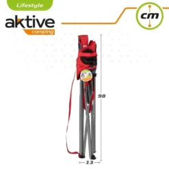 AKTIVE - Chaise De Camping XL Avec Porte-Gobelet -Camping Fournitures Boutique aktive chaise de camping xl avec porte gobelet 6