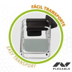 AKTIVE - Chaise Pliante Avec Table Amovible -Camping Fournitures Boutique aktive chaise pliante avec table amovible 3