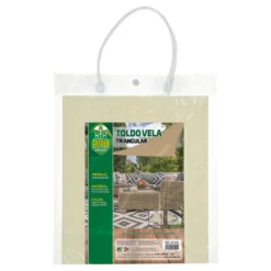 Aktive Garden Store D'ombrage Triangulaire Couleur Crème -Camping Fournitures Boutique aktive garden store dombrage triangulaire couleur creme 3