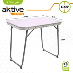 AKTIVE - Table Pliante Avec Poignée De Transport. Table De Camping 60x40x50 Cm 8 AKTIVE - Table Pliante Avec Poignée De Transport. Table De Camping 60x40x50 Cm -Camping Fournitures Boutique aktive table pliante avec poignee de transport table de camping 60x40x50 cm 3
