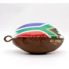 ALL SPORT VINTAGE - Trousse De Toilette Rugby - Marron Et Drapeau Sud Africain.