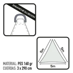 Auvent Triangulaire En Polyester Aktive Garden Coloris Blanc 6 Auvent Triangulaire En Polyester Aktive Garden Coloris Blanc -Camping Fournitures Boutique auvent triangulaire en polyester aktive garden coloris blanc 2