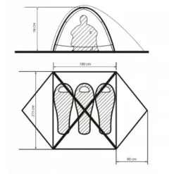 Borzhava 3 Alu - Tente Légère - 3 Personnes - Jaune -Camping Fournitures Boutique borzhava 3 alu tente legere 3 personnes jaune 4