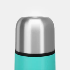 Quechua Bouteille Isotherme Inox 0,4L Avec Gobelet Pour La Randonnée - Turquoise -Camping Fournitures Boutique bouteille isotherme inox 04l avec gobelet pour la randonnee turquoise 3