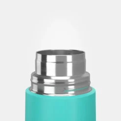 Quechua Bouteille Isotherme Inox 0,4L Avec Gobelet Pour La Randonnée - Turquoise -Camping Fournitures Boutique bouteille isotherme inox 04l avec gobelet pour la randonnee turquoise 5