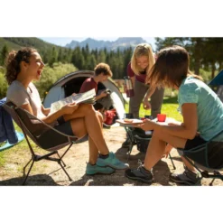 Quechua CHAISE BASSE PLIANTE DE CAMPING MH500 GRIS -Camping Fournitures Boutique chaise basse pliante de camping mh500 gris 6