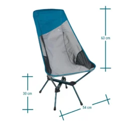 Quechua CHAISE BASSE PLIANTE DE CAMPING MH500 XL -Camping Fournitures Boutique chaise basse pliante de camping mh500 xl 3