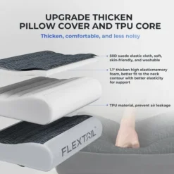 Coussin D'air Flextail Gear Zero Pillow - Beige -Camping Fournitures Boutique coussin dair flextail gear zero pillow beige 5