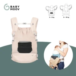 BabyMoov Coussin Réducteur Nouveau-né Pour Porte Bébé Moov & Boost - Noir -Camping Fournitures Boutique coussin reducteur nouveau ne pour porte bebe moov and boost noir 2