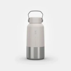 Quechua Gourde Inox 0,6L Avec Bouchon à Vis Pour La Randonnée - Blanc -Camping Fournitures Boutique gourde inox 06l avec bouchon a vis pour la randonnee blanc 9