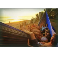 TICKET TO THE MOON Hamac King SizeAqua / Gris Foncé -Camping Fournitures Boutique hamac king sizeaqua gris fonce 3