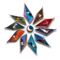 TICKET TO THE MOON Hamac Original Orange/ Gris Foncé -Camping Fournitures Boutique hamac original orange gris fonce 3