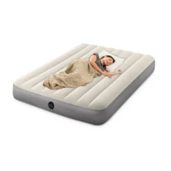 Matelas Gonflable - Intex Single-High -2 Personnes -Camping Fournitures Boutique matelas gonflable intex single high 2 personnes 3