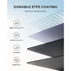 Panneau Solaire BLUETTI PV200 | 200 W -Camping Fournitures Boutique panneau solaire bluetti pv200 200 w 4