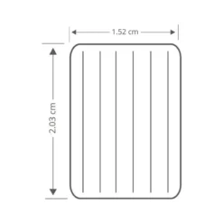 Intex Prestige Downy Jr. Twin Airbed - Lit Gonflable - 191x152x25cm - Avec Accessoires -Camping Fournitures Boutique prestige downy jr twin airbed lit gonflable 191x152x25cm avec accessoires 3