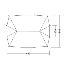 Robens Tarp PRS Twin Summit -Camping Fournitures Boutique robens tarp prs twin summit 3