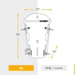 Simond Sac à Dos D'alpinisme Imperméable 30 LITRES - ICE 30 BLEU -Camping Fournitures Boutique sac a dos dalpinisme impermeable 30 litres ice 30 bleu 2