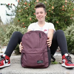 Sac à Dos Scolaire - Feather Bordeaux- Allège La Charge De 92% -Camping Fournitures Boutique sac a dos scolaire feather bordeaux allege la charge de 92 2