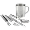 Set De Couverts De Camping & Tasse Thermique Inox | 1 Personne