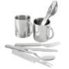 Set De Couverts De Camping & Tasse Thermique Inox | 2 Personnes