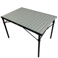 Camping Fournitures Boutique 24 Table De Camping Maikku - Pliante En Aluminium - 6 Pers. - 107 X 70 X 70 Cm