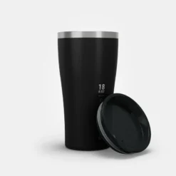 Quechua Tasse / Verre MH500 Isotherme (double Paroi Inox) Camp Du Randonneur 0,5L Noir -Camping Fournitures Boutique tasse verre mh500 isotherme double paroi inox camp du randonneur 05l noir 1