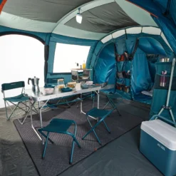 Quechua Tente à Arceaux De Camping - Arpenaz 8.4 - 8 Personnes - 4 Chambres -Camping Fournitures Boutique tente a arceaux de camping arpenaz 84 8 personnes 4 chambres 4