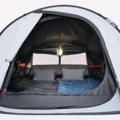Quechua Tente De Camping - 2 SECONDS - 2 Places - Fresh & Black -Camping Fournitures Boutique tente de camping 2 seconds 2 places fresh and black 5