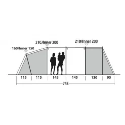 Tente De Camping Outwell Winwood 8 -Camping Fournitures Boutique tente de camping outwell winwood 8 3