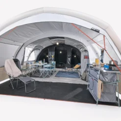 Quechua Tente Gonflable De Camping - Air Seconds 6.3 XXL F&B - 6 Personnes - 3 Chambres -Camping Fournitures Boutique tente gonflable de camping air seconds 63 xxl f and b 6 personnes 3 chambres 3