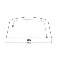 Tente Gonflable Outwell Jacksondale 7PA -Camping Fournitures Boutique tente gonflable outwell jacksondale 7pa 4
