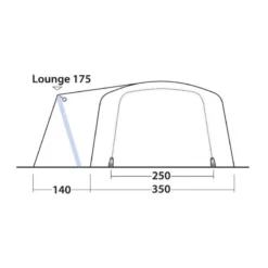 Tente Gonflable Outwell Oakdale 5PA -Camping Fournitures Boutique tente gonflable outwell oakdale 5pa 4