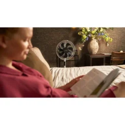 Trépied De Ventilateur Sur Pied Luvego Avec Télécommande - Minuterie - 40CM -Camping Fournitures Boutique trepied de ventilateur sur pied luvego avec telecommande minuterie 40cm 4